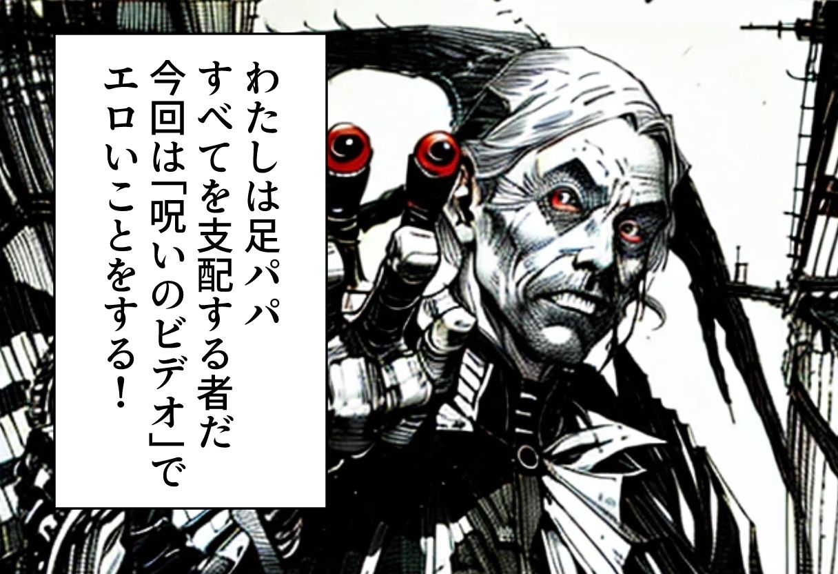 サンプル画像1:足パパがイク！  呪いのビデオ編(コーンパン) [d_617327]