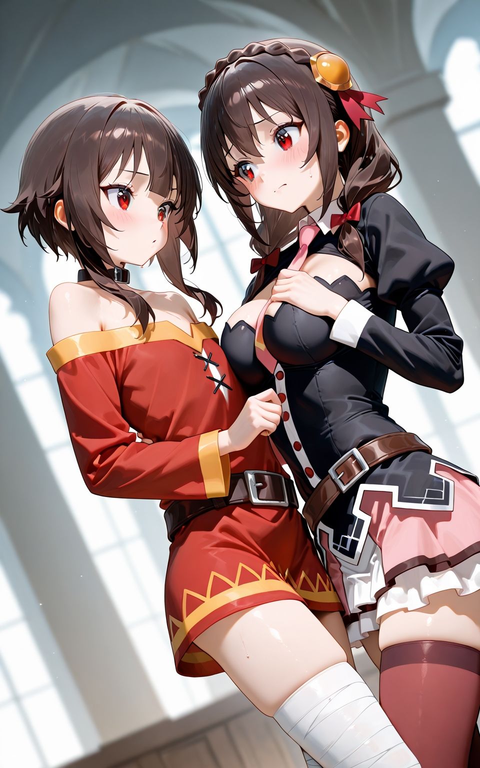 ゆ〇ゆん「キスってどんな感じなのかな?」め〇みんとお試し百合エッチして、カ〇マさんと3Pして精子の味を覚えました。 画像1