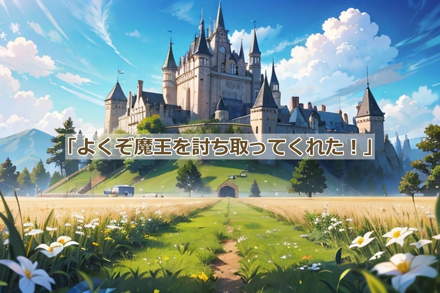 サンプル画像1:異世界転生して魔王を倒した俺は、現在時給250円（換算）の墓守です。(くまとねこ屋) [d_617384]