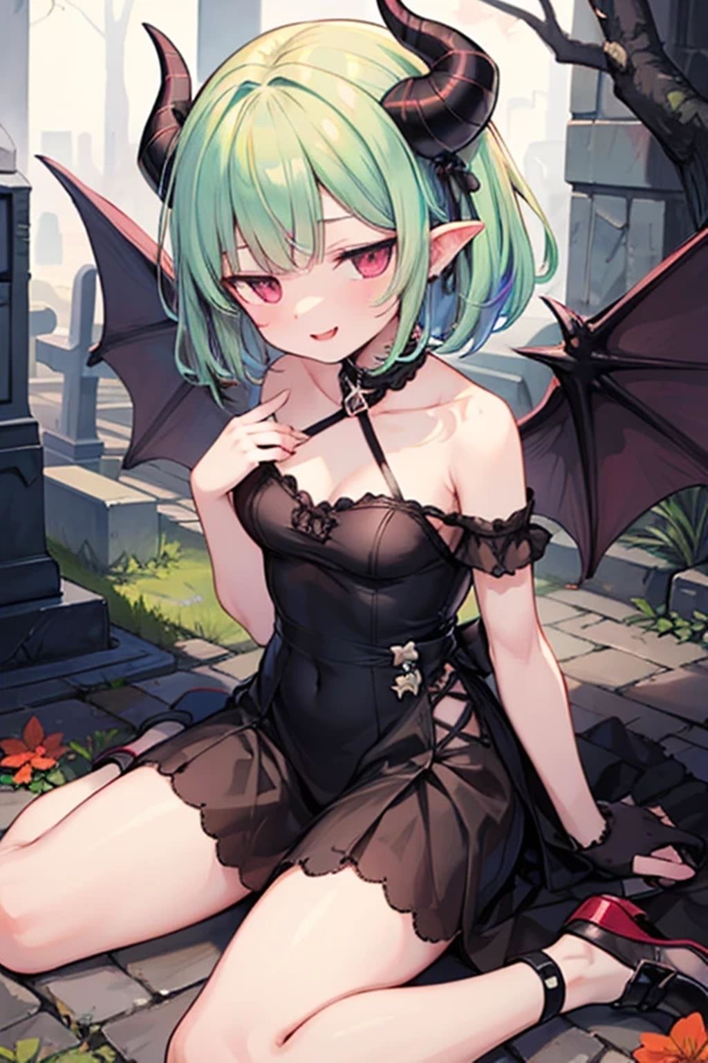 サンプル画像4:異世界転生して魔王を倒した俺は、現在時給250円（換算）の墓守です。(くまとねこ屋) [d_617384]