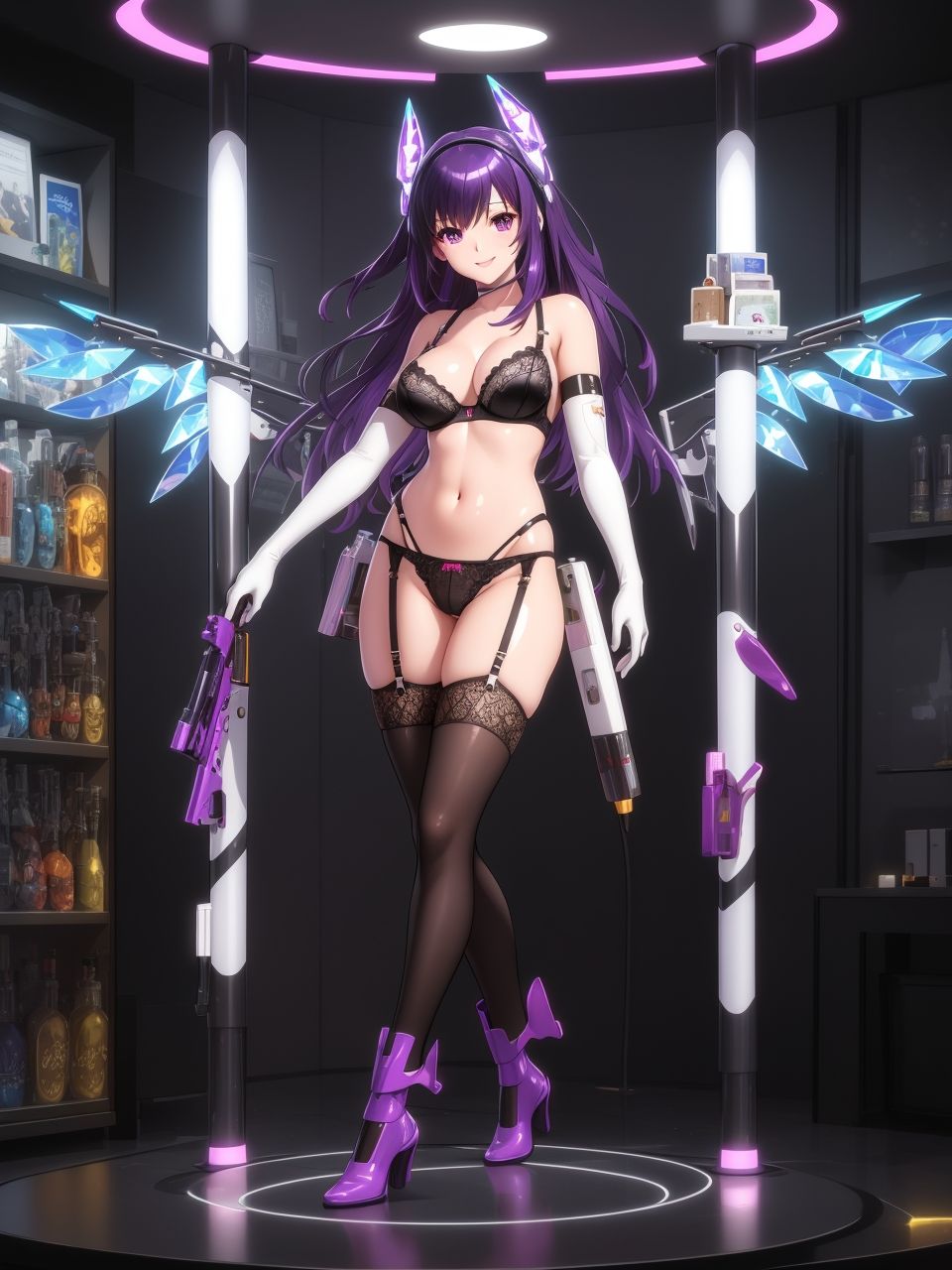 サンプル画像2:翼のある美少女たち〜AIイラスト〜(くりきんとん) [d_617399]