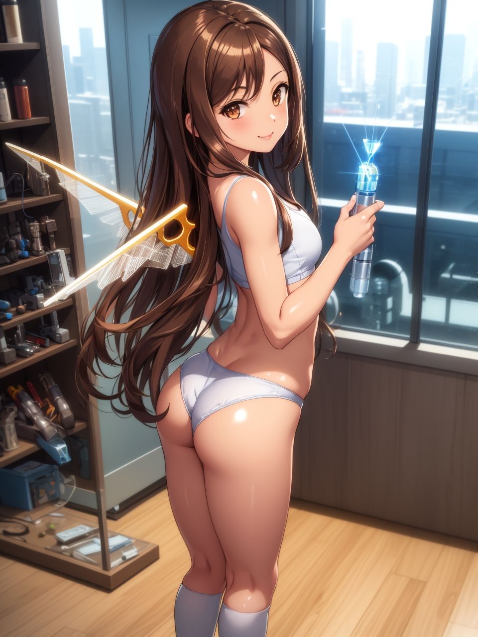 サンプル画像3:翼のある美少女たち〜AIイラスト〜(くりきんとん) [d_617399]