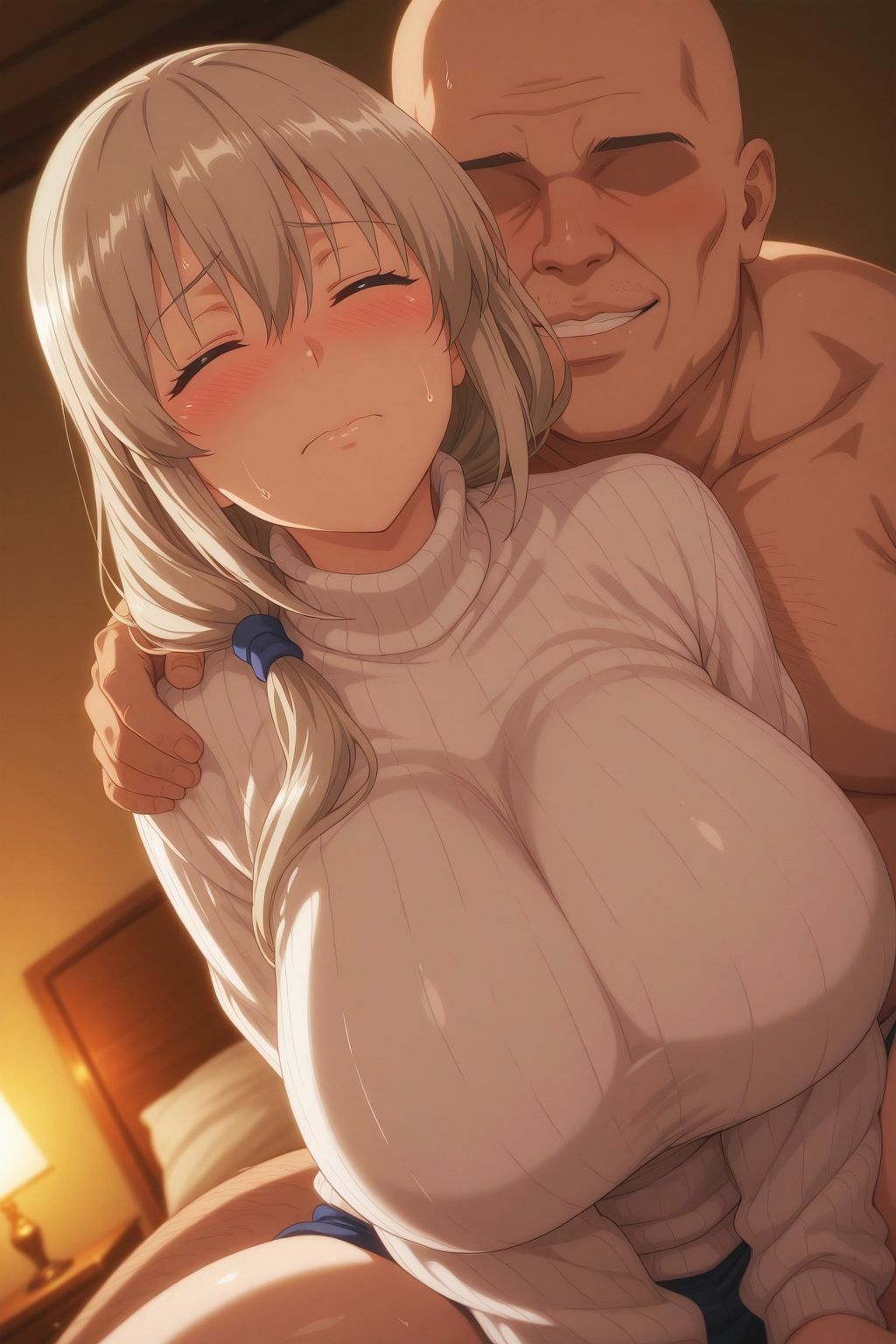 サンプル画像1:宇◯ママとおじさんの寝取られアルバム(れもすか) [d_617422]