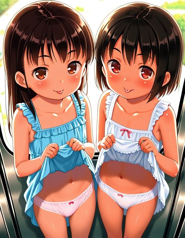 電車でぬぎぬぎ1