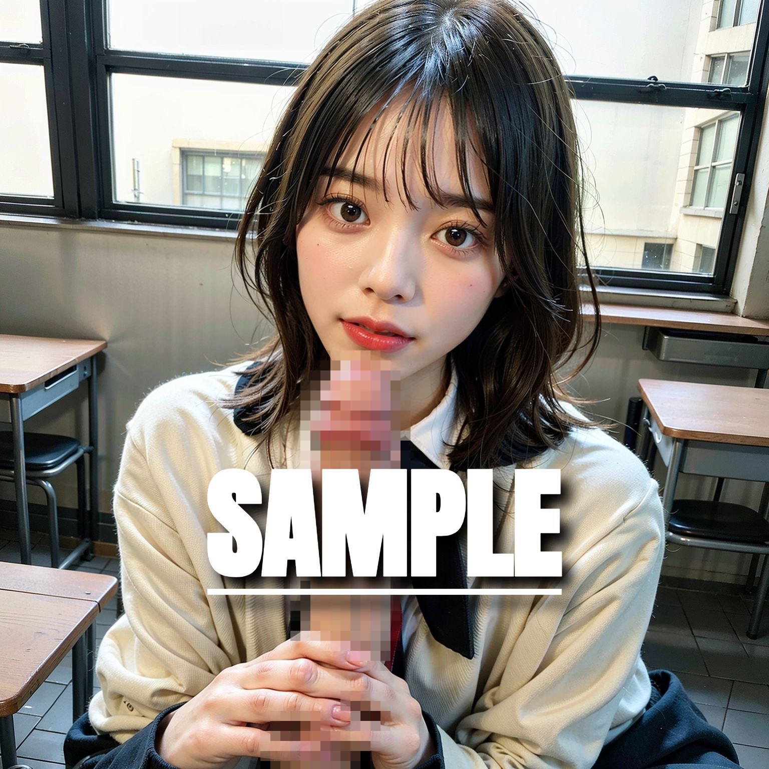 サンプル画像5:制服美少女  ノーパン鑑賞会part3(制服美女ん) [d_617485]