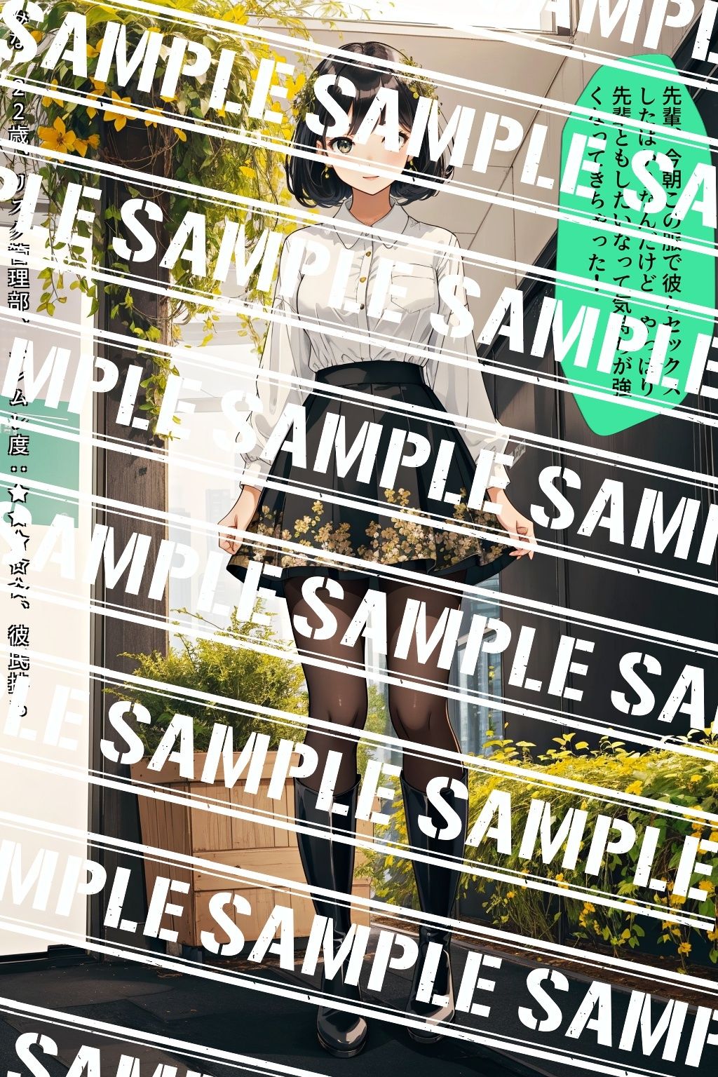 サンプル画像3:黒ストブーツ、私の脚にひざまずけ vol.4(あらぶるま18＋（二次元）) [d_617535]