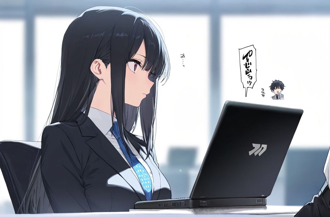 同僚のシゴデキ後輩と残業セックス 画像1