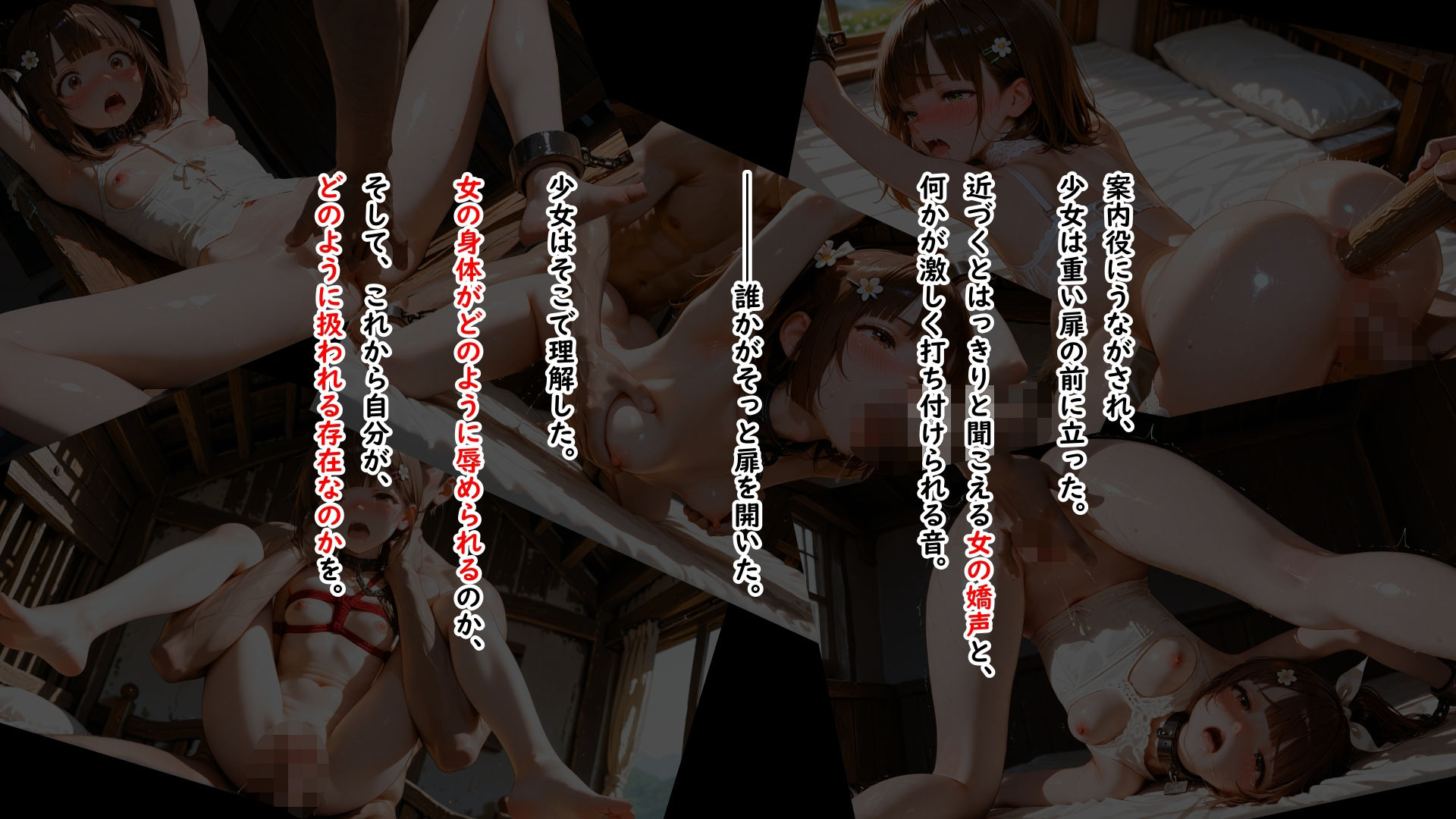 サンプル画像5:出稼ぎの内容が丁稚奉公かと思っていたら実は物凄くエッチなお仕事で何回イってもやめてもらえない女の子(ありゅ研究所) [d_617549]