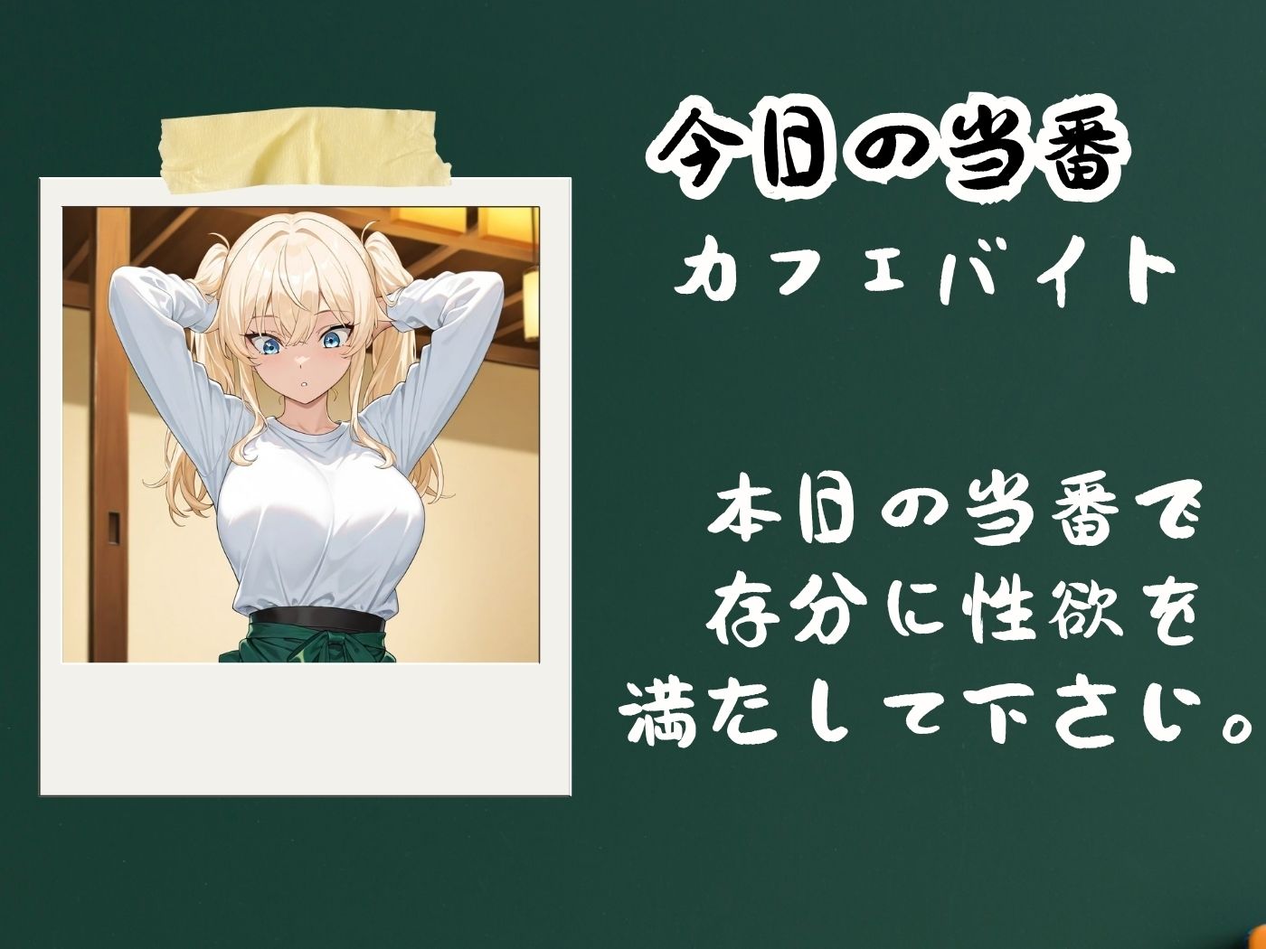 サンプル画像2:今日の性直担当は君達だ〜カフェバイト×学生〜(トッポギ) [d_617621]