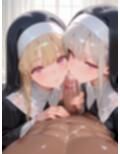 巨乳シスターとハーレムエッチ2
