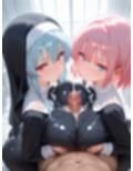 巨乳シスターとハーレムエッチ2
