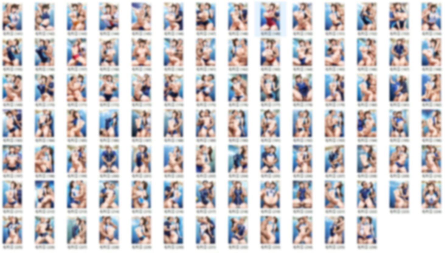 サンプル画像2:毛〇蘭  バレーボールコス(HIGMアート) [d_617796]