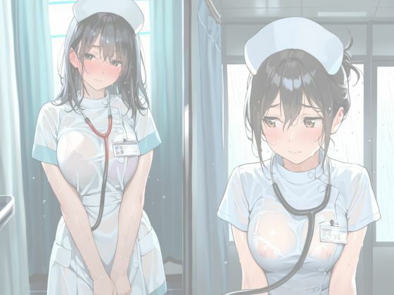 サンプル画像3:びしょ濡れ美女図鑑 ＃6 ナース服編(ももいろクレヨン) [d_617829]