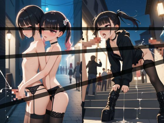 おちんちん付美少女がセフレになったのでコスプレさせてハメ撮りして写真集作ってみた件 イラスト地雷系ver. 総集編VOL.1＋2 画像5