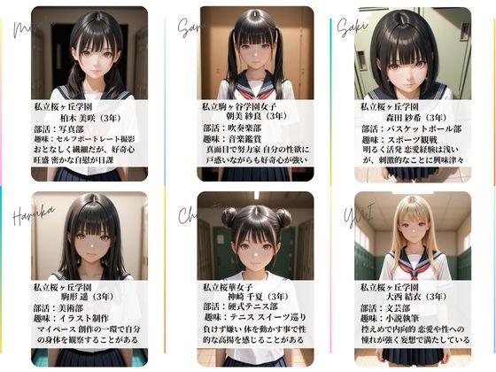 サンプル画像2:暴かれた帰宅後 〜少女達の裏の顔〜(ひみつ基地) [d_617863]