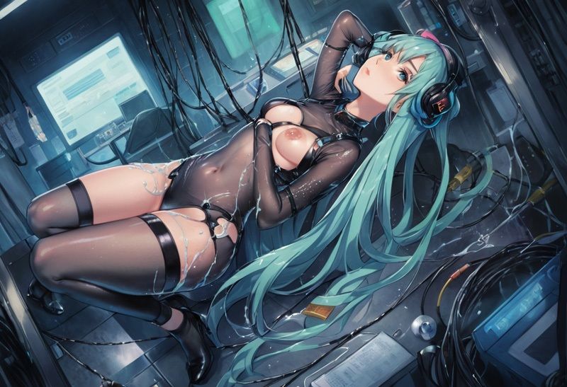 サンプル画像1:歌うアンドロイド2(爆破瓜脳サイト) [d_617911]