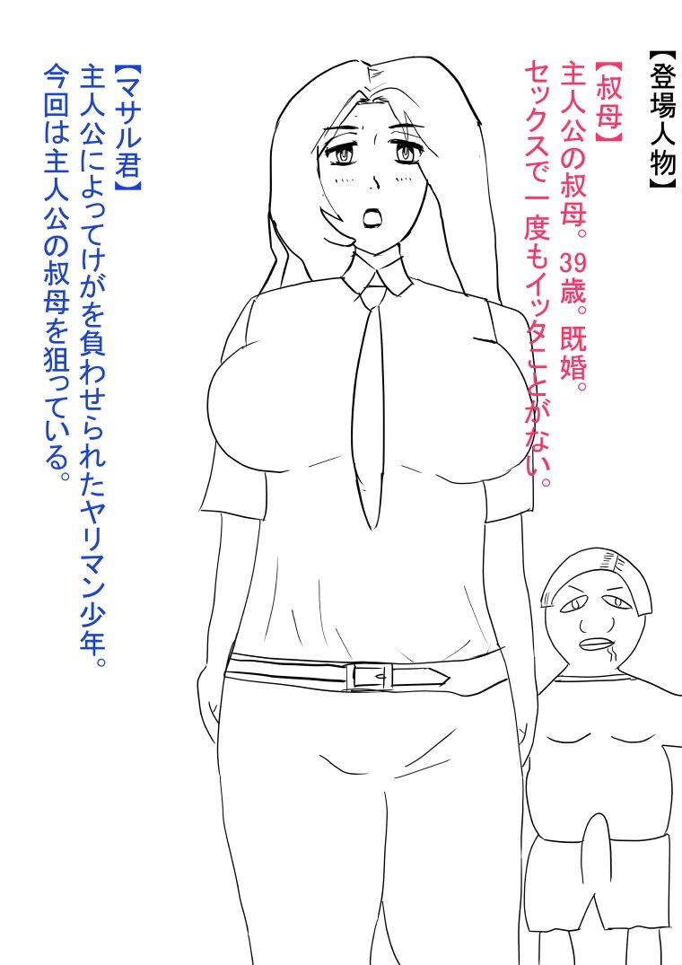 叔母が犯●れ、雌オナホにされる。 画像1