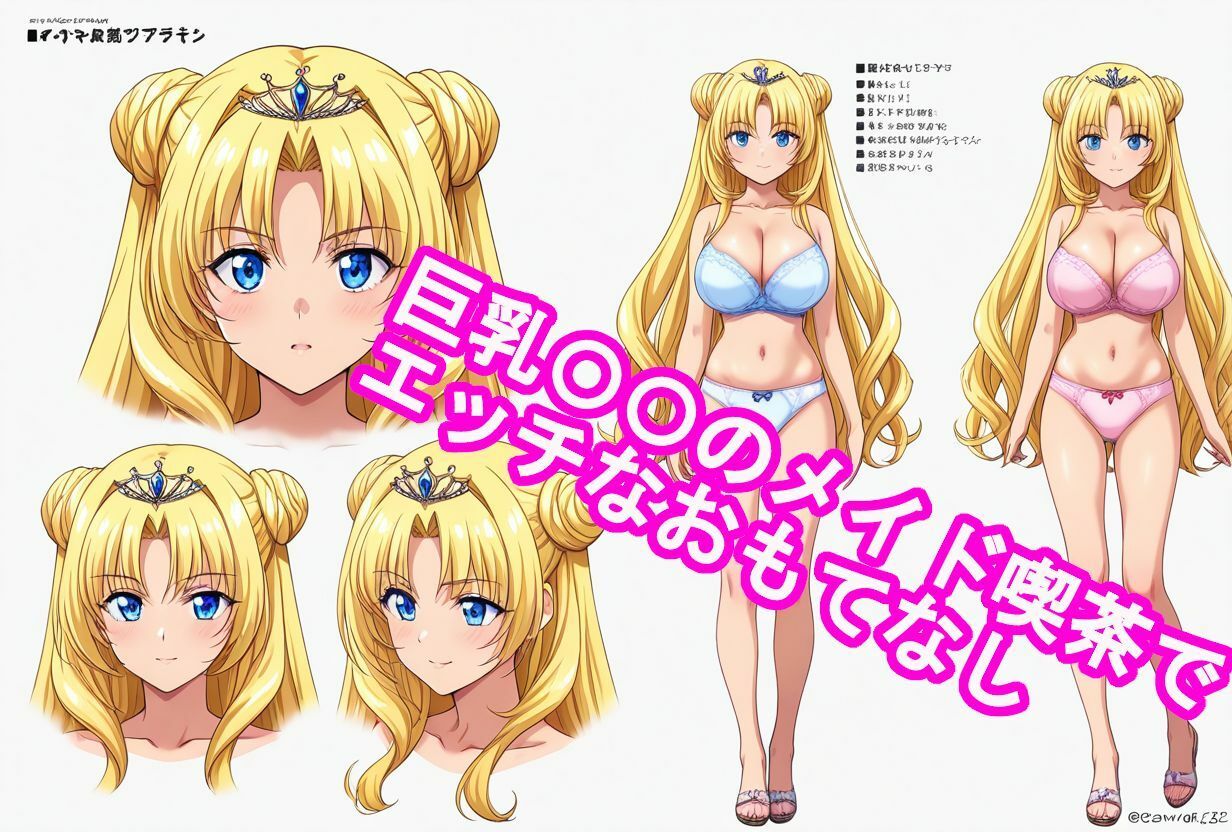 巨乳〇〇のメイド喫茶でエッチなおもてなし 画像1