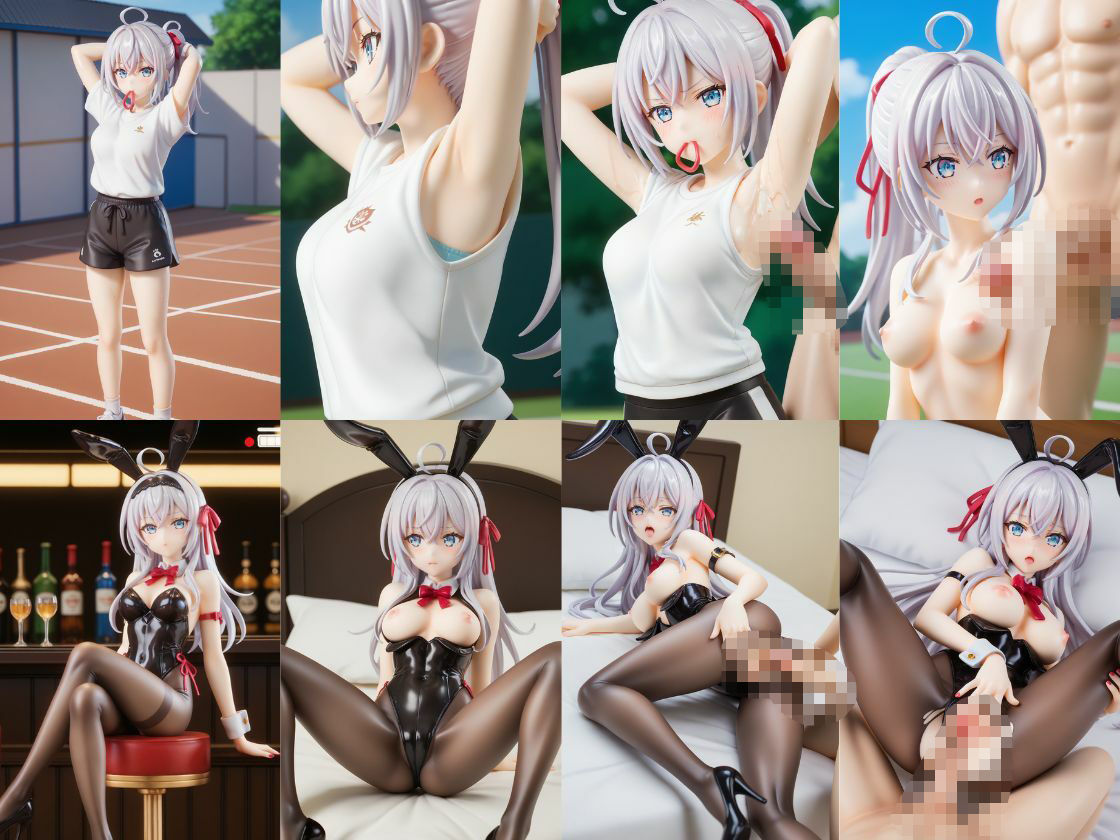 サンプル画像2:ア〇リャ フィギュア風イラストコレクション(のこ（noko）) [d_617985]