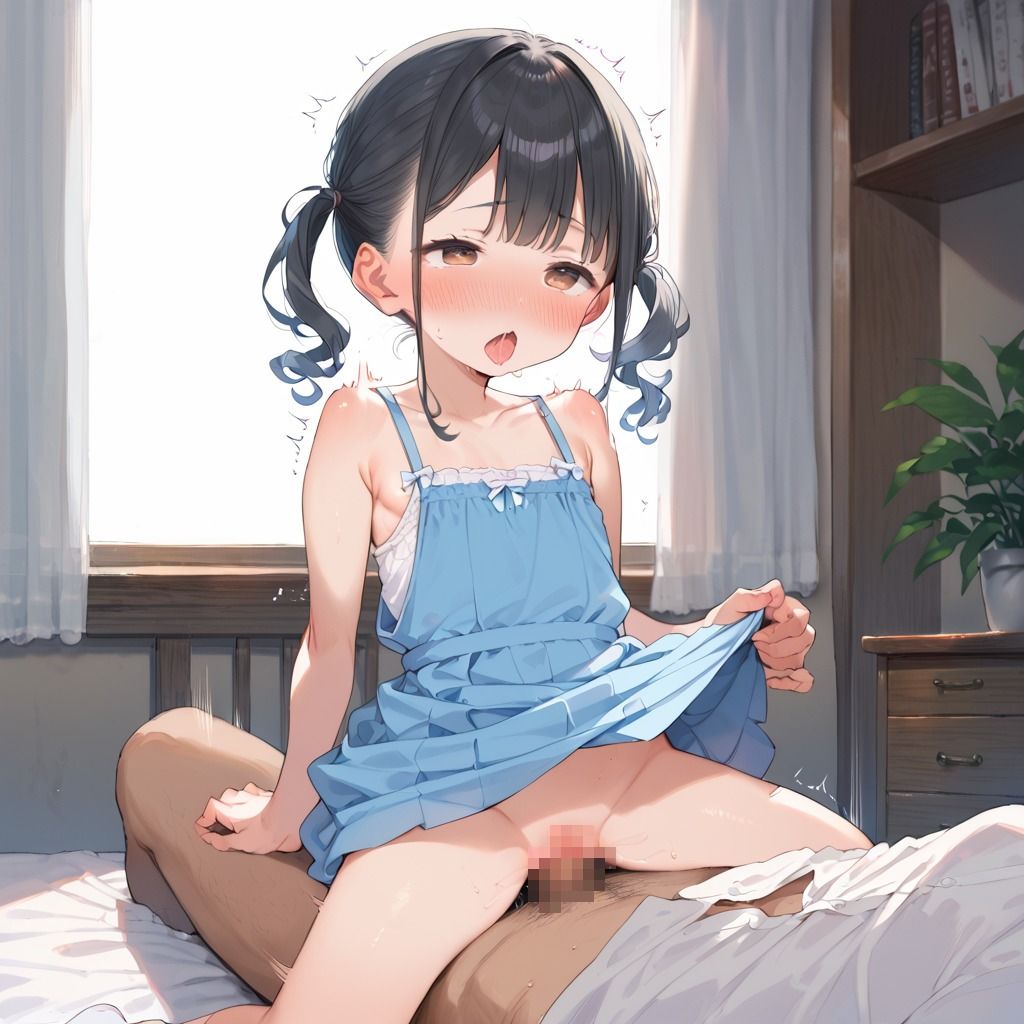 【300枚】搾精夏休みー淫乱なちっぱい娘に精〇を搾り取られるー サンプル画像 3