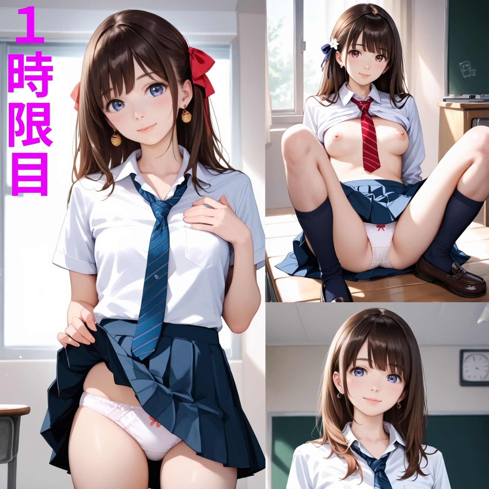 サンプル画像1:女子幸生  学内ストーリー(スタンドアップ彩) [d_618083]