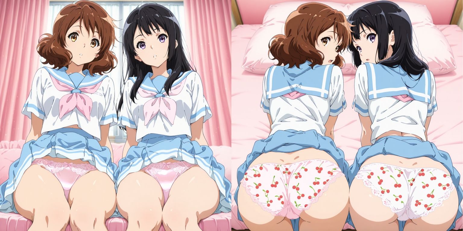 サンプル画像5:吹奏楽部員のパンツ4(五本木ポメ) [d_618091]