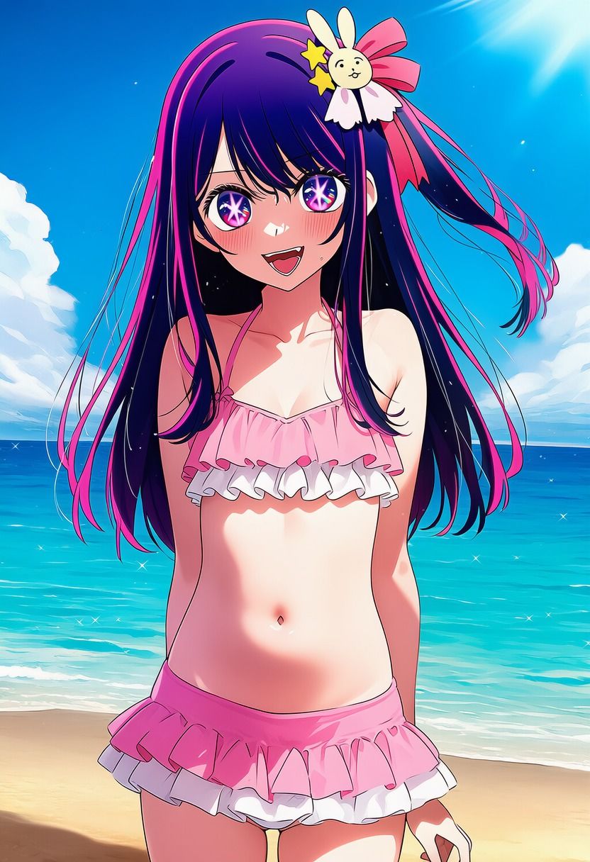 サンプル画像4:推し水着(ロリかわいい大好き) [d_618190]