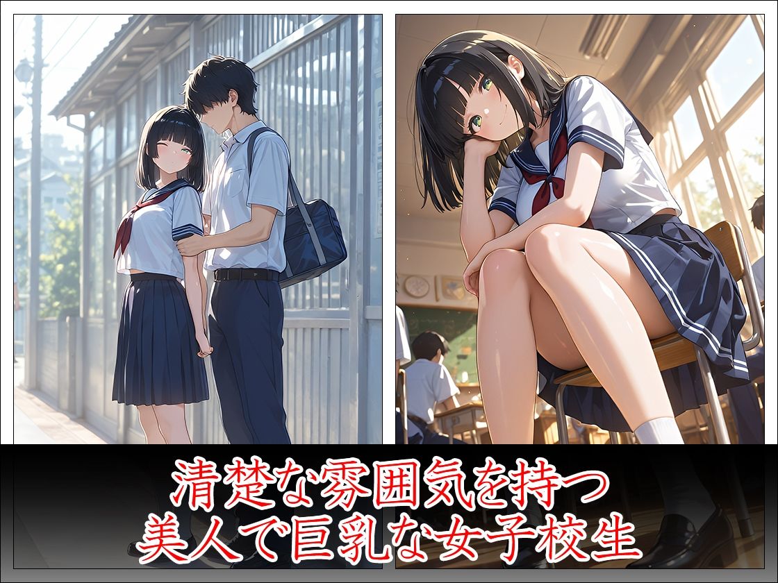 サンプル画像2:清楚女子の下校エッチ(万工房) [d_618228]