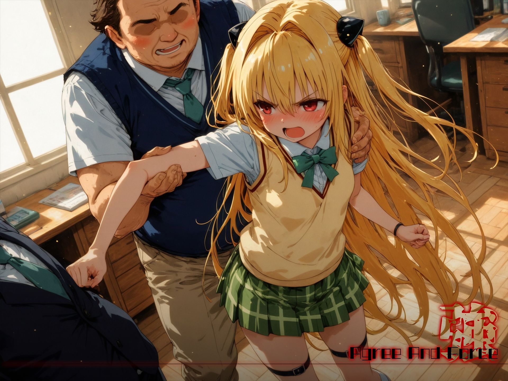 サンプル画像6:和と強 -学園とらぶる- ヤ●(あーすりん) [d_618592]