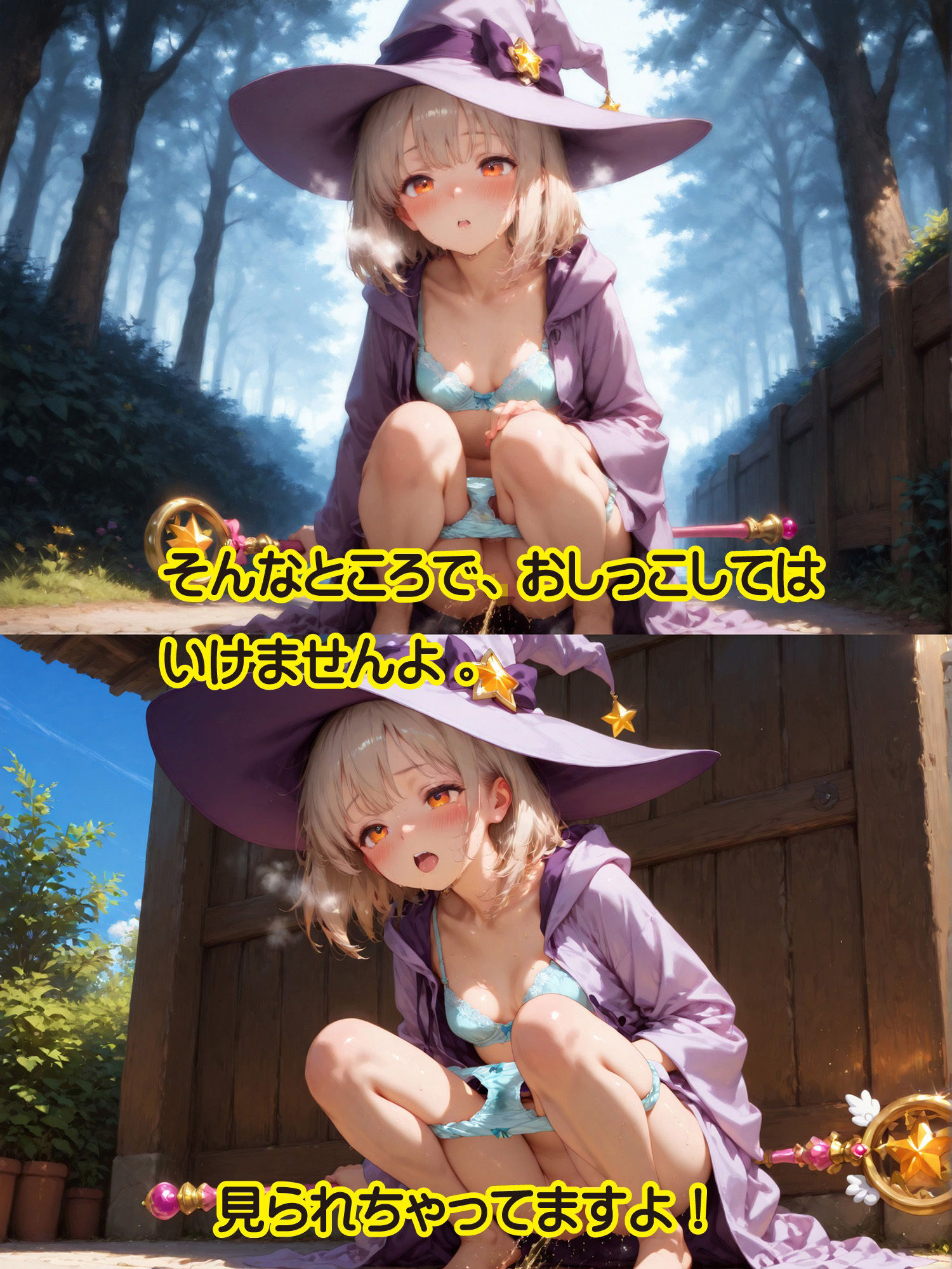 サンプル画像3:魔法使いモクさんの、とても見せられない一日  138枚＋おまけ20枚(なみとたまご) [d_618674]