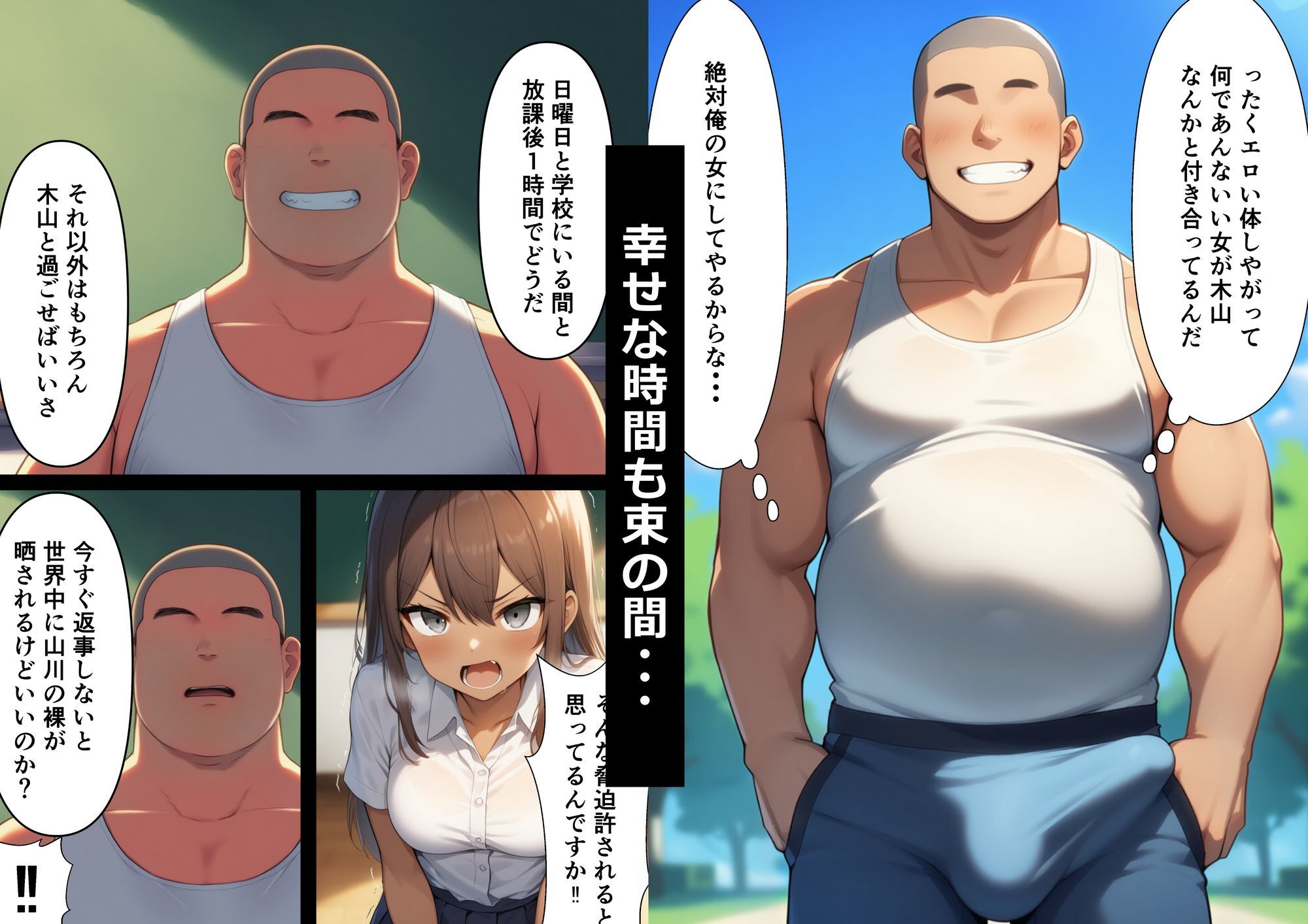 サンプル画像2:僕の彼女はあんな奴に寝取られたりしない1(ころとん) [d_618814]