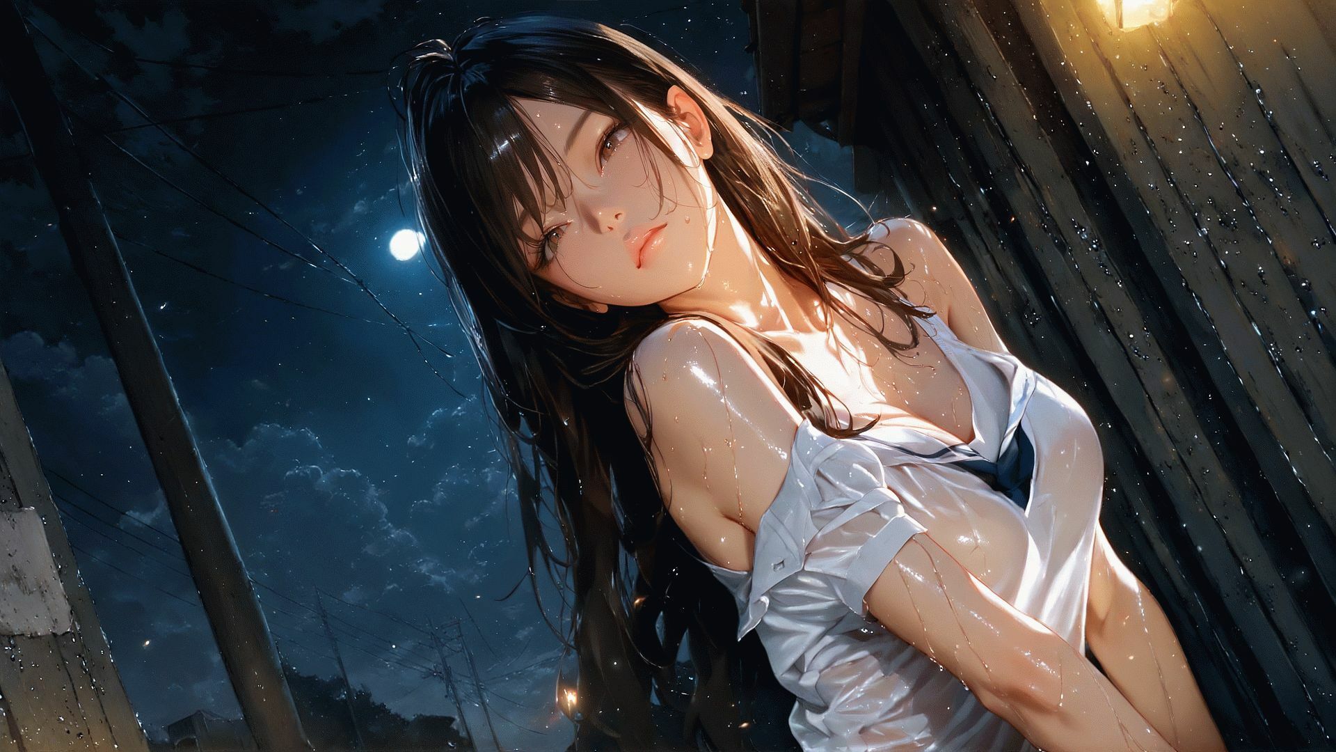 廃工場と少女 画像1