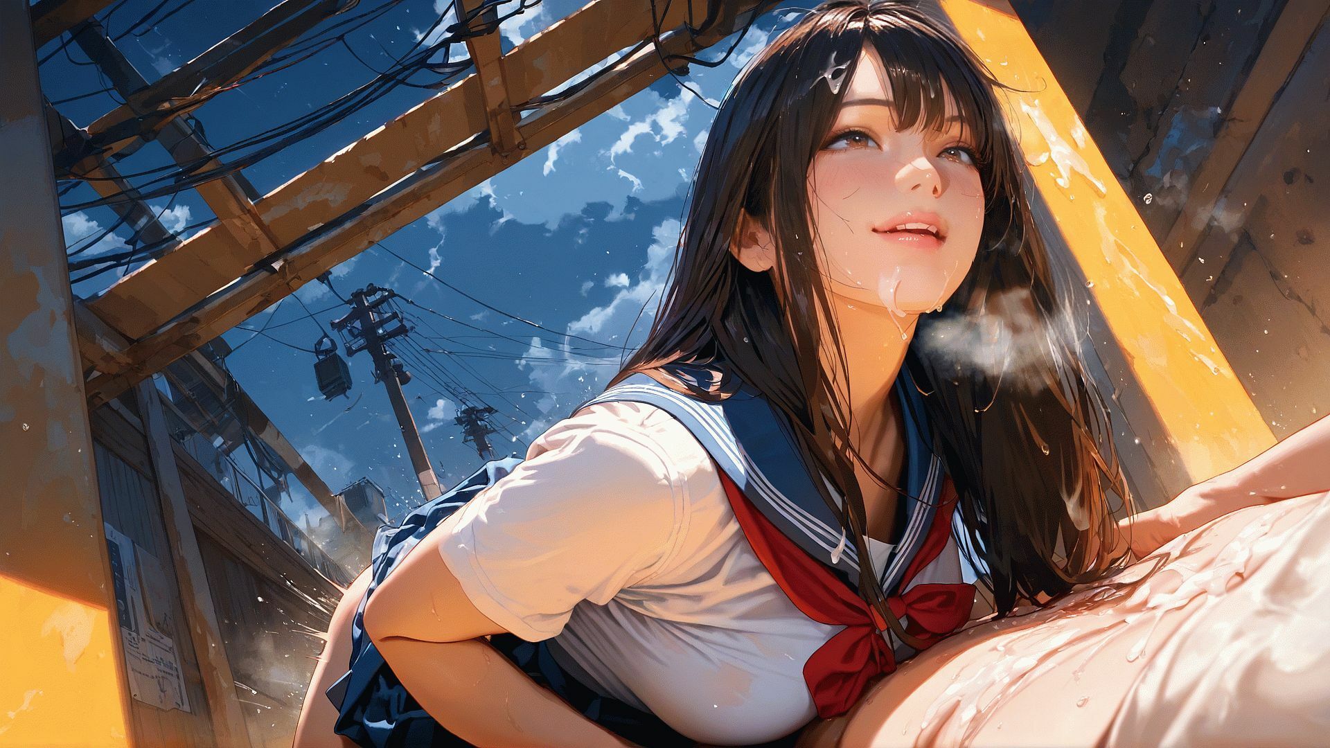 廃工場と少女 画像8