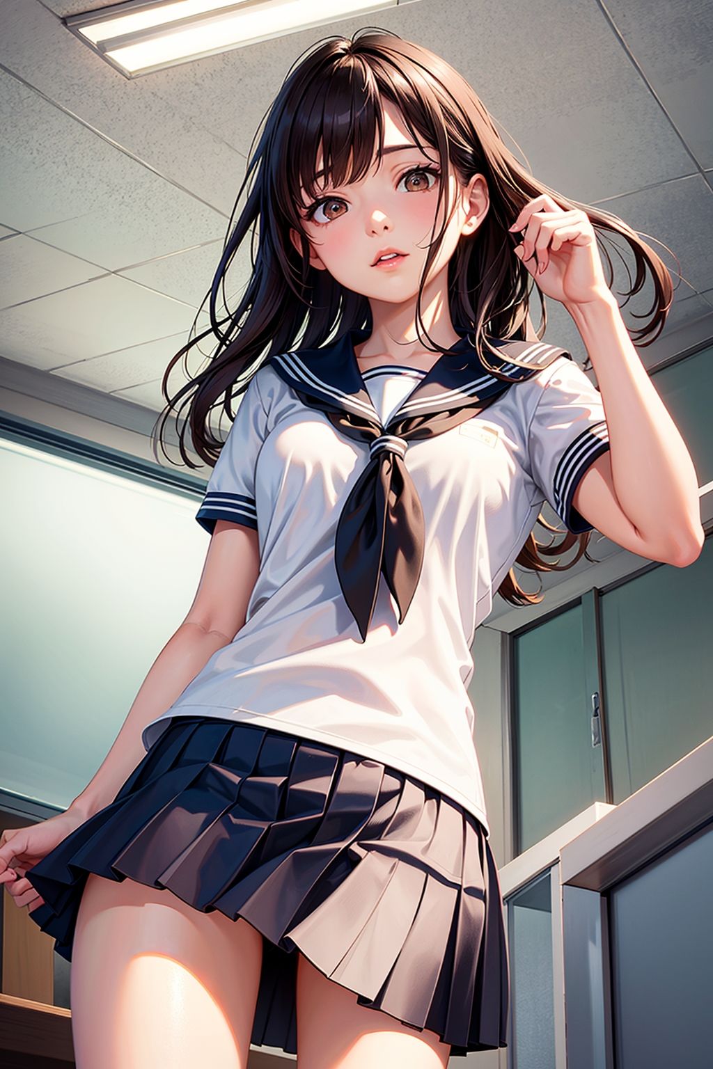 サンプル画像1:脱衣の天使たち キュートなシルキーロング イラスト版(A_LOVE_A) [d_618930]