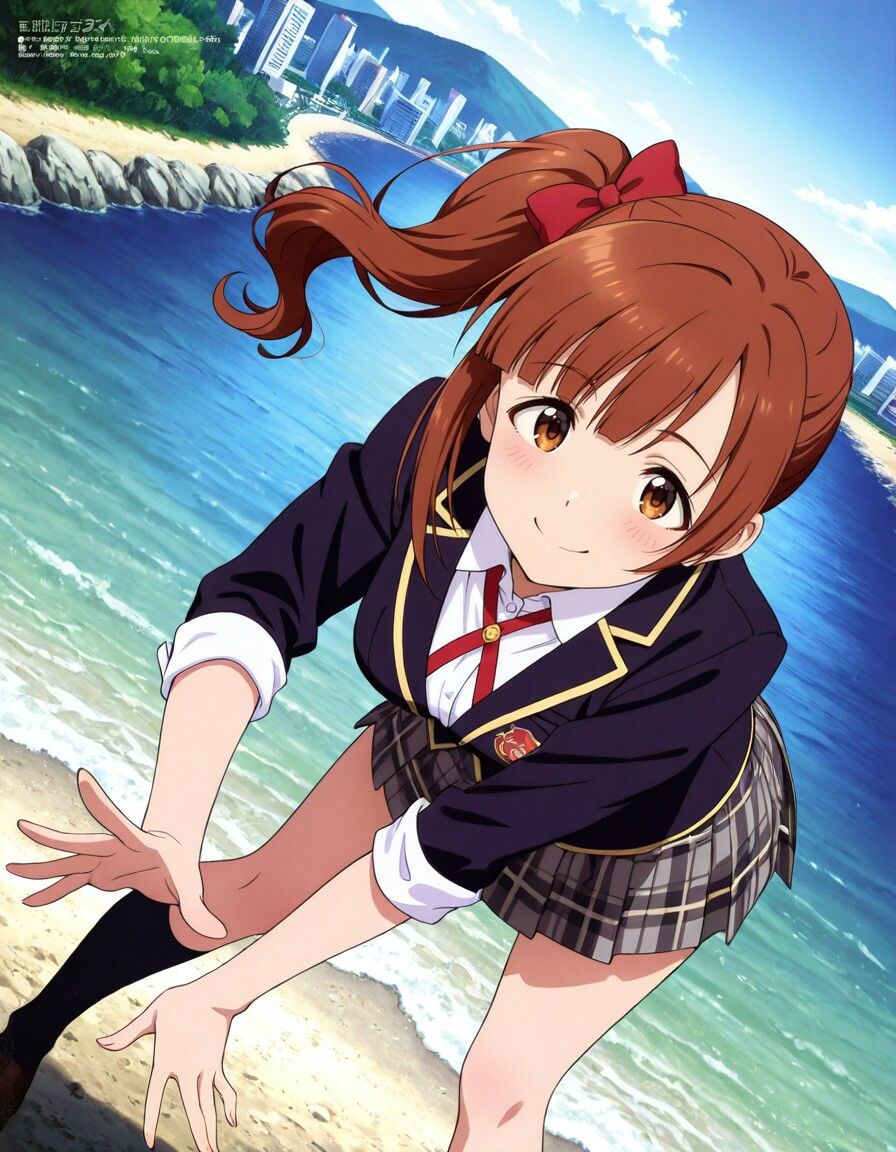 デレマス 五十嵐響子 制服 おま〇こクパァ オナニー クンニ 潮吹き 画像1
