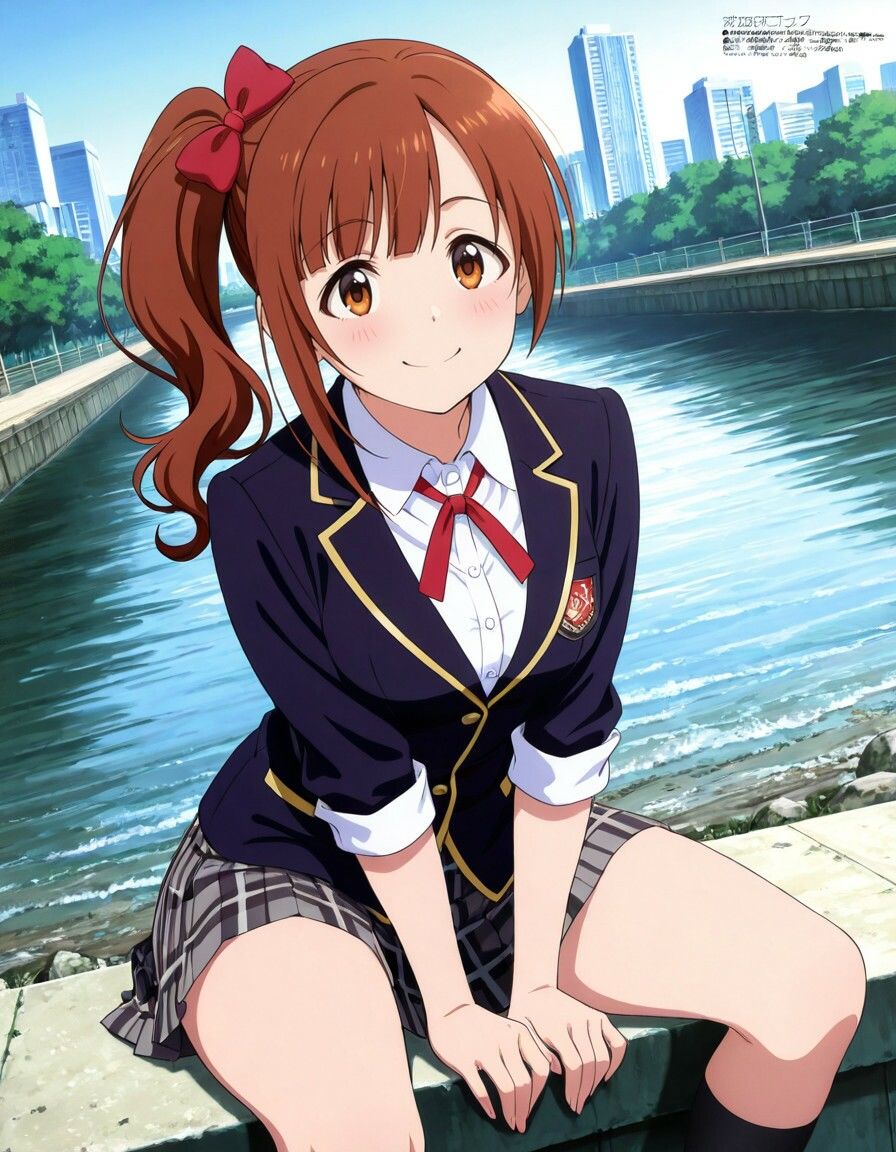 デレマス 五十嵐響子 制服 おま〇こクパァ オナニー クンニ 潮吹き 画像2