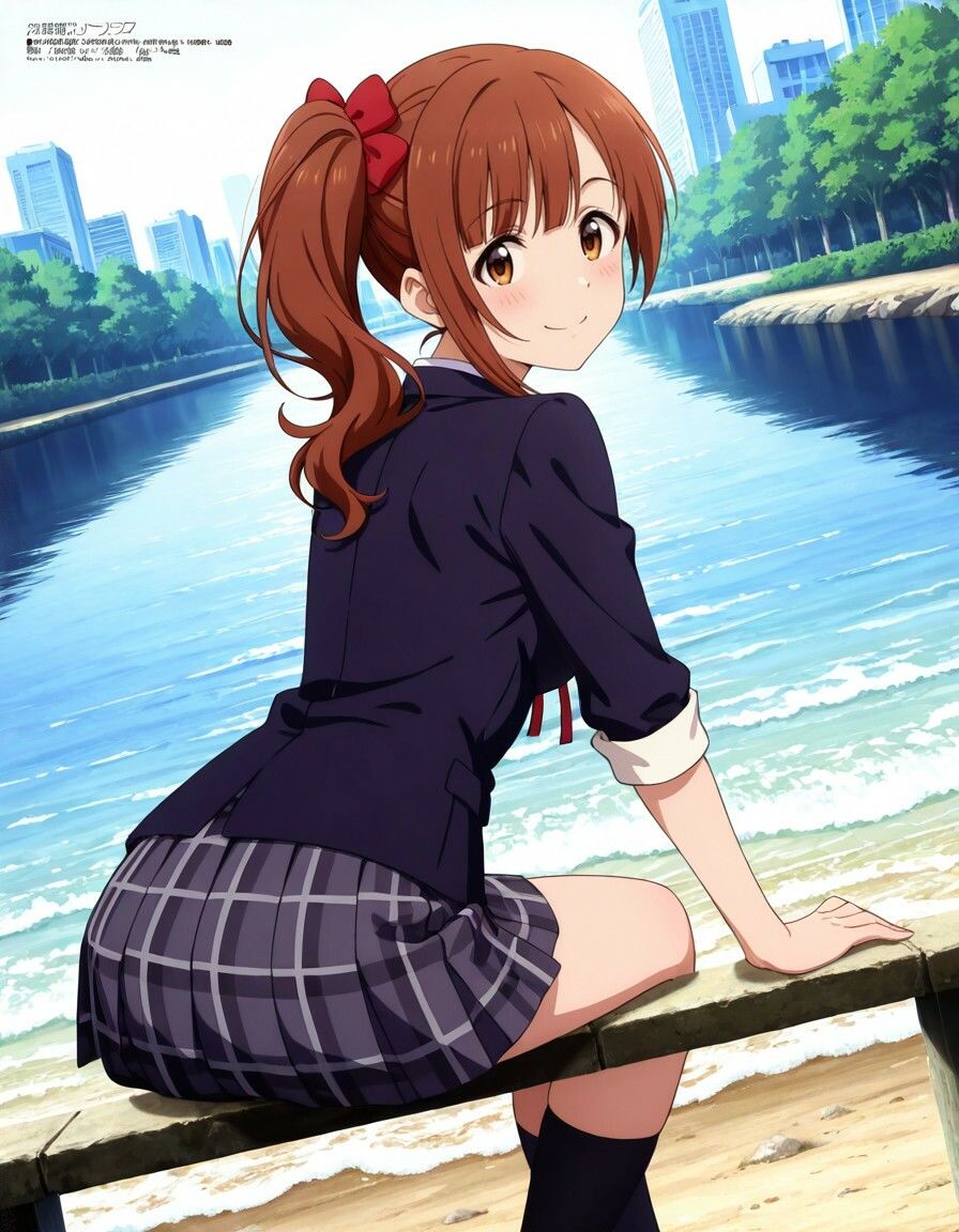 デレマス 五十嵐響子 制服 おま〇こクパァ オナニー クンニ 潮吹き 画像3