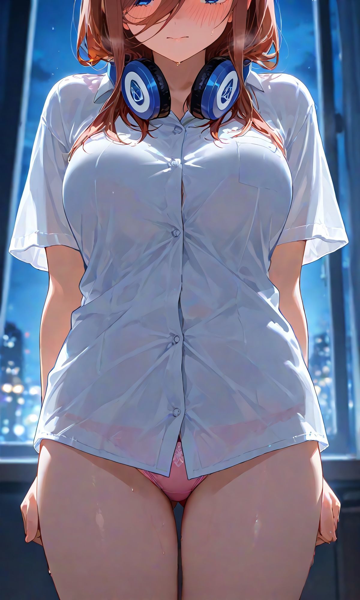 三玖と彼シャツえっち/CG261枚 画像1