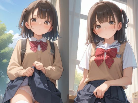 サンプル画像2:放課後にこっそり見せてもらったあの子の秘密(女子高生たちのヒミツ) [d_619150]