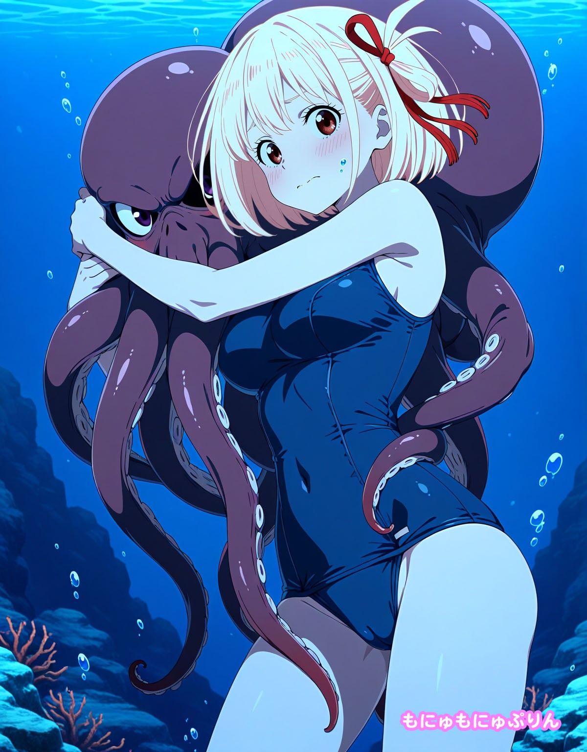 サンプル画像2:千束の触手プレイ(もにゅもにゅぷりん) [d_619176]