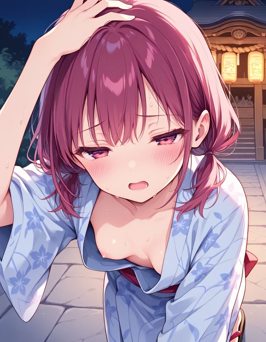 サンプル画像2:『えっちなカノジョと、ひみつのなつやすみ。vol.1』〜浴衣カノジョと、花火のあとで 〜(ひかるーな) [d_619247]