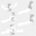 線画素材集［手］9