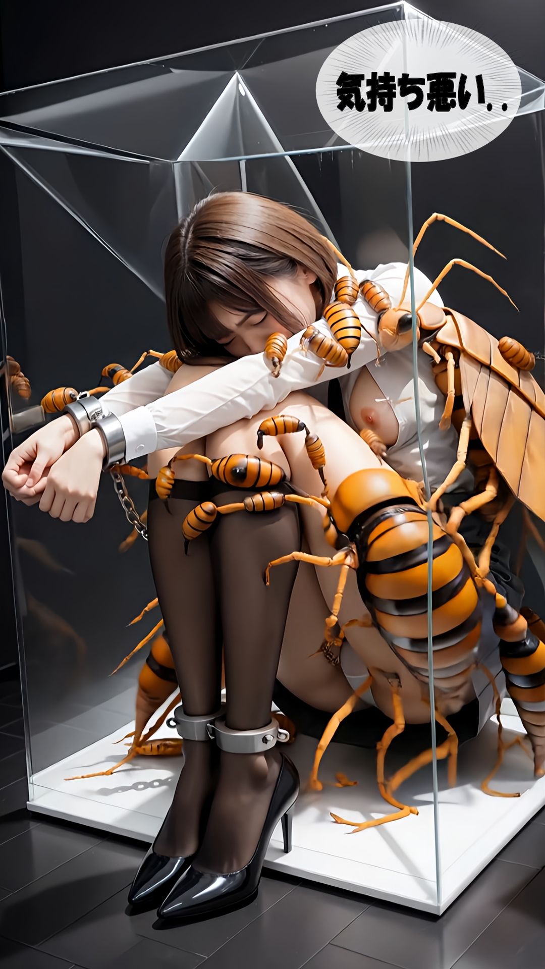 サンプル画像5:【スマホ動画】Sayaの変態日記/蟲3/恐怖の女体実験室編(人妻Sayaの変態日記) [d_619386]