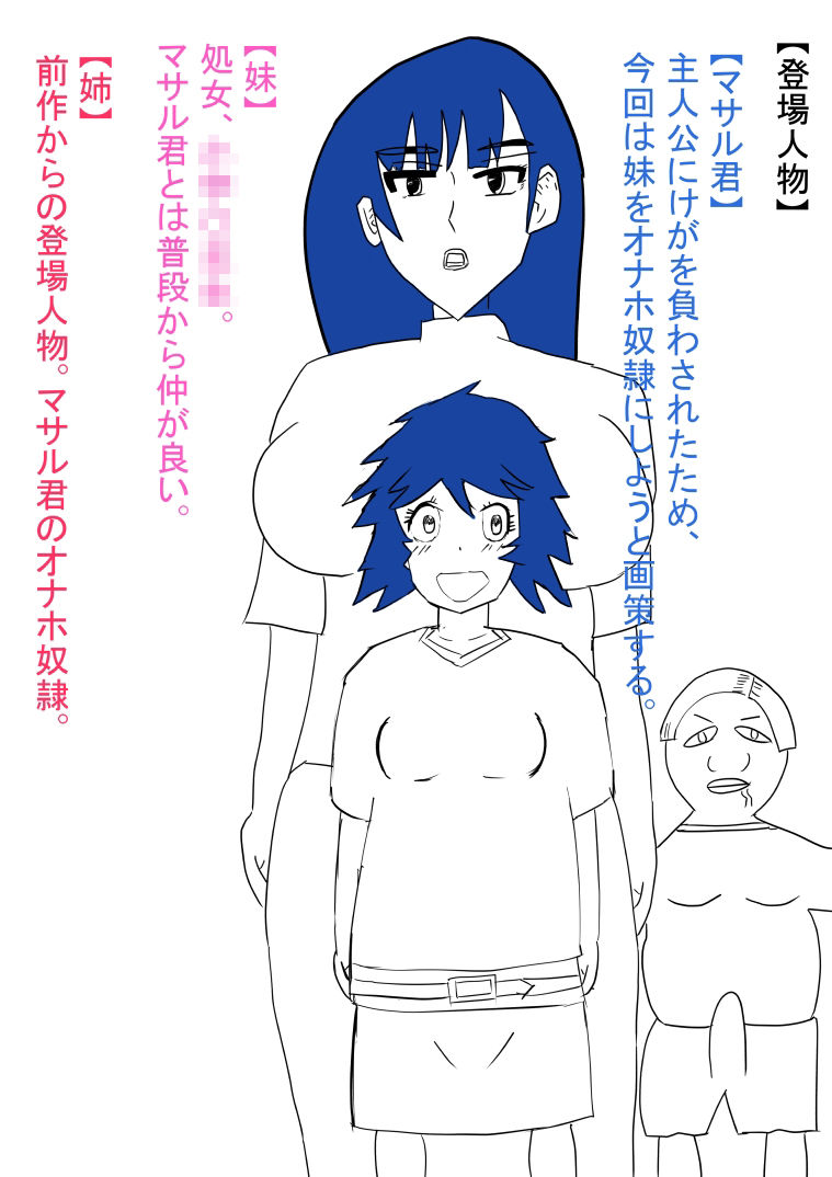 妹が犯●れ、雌オナホにされる。 画像1