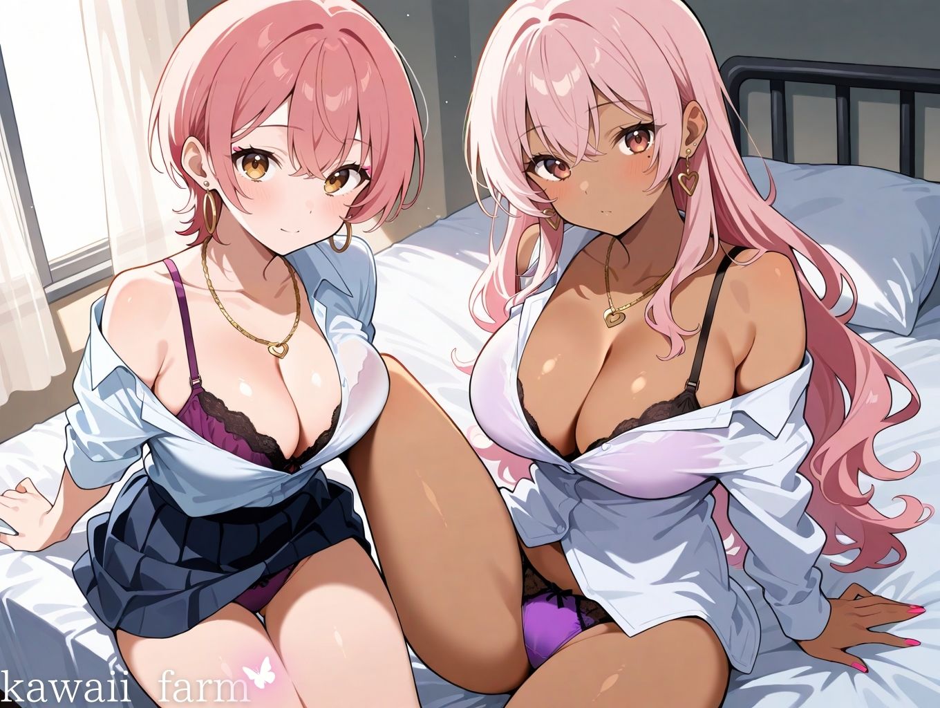 サンプル画像1:性欲まみれ   ギャル姉妹ver.(かわいいファーム) [d_619578]