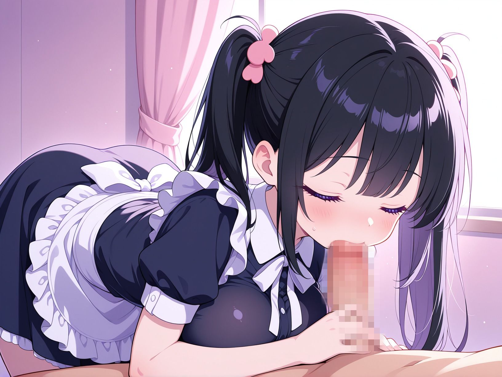 サンプル画像1:爆乳文化祭〜メイド喫茶で即ハメ〜(にじいろ自転車) [d_619586]