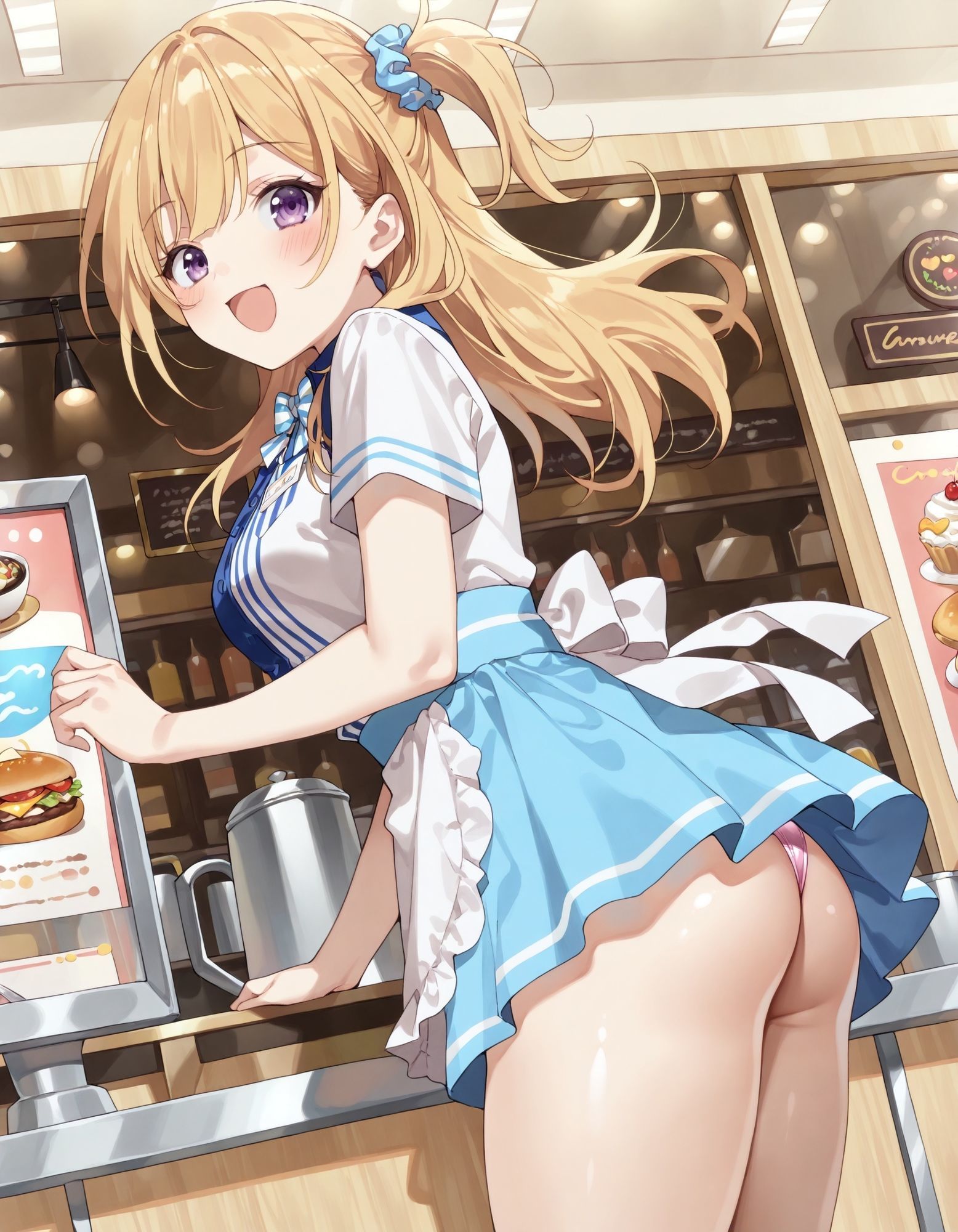 〇ななのパンチラ〜ウェイトレス編〜 画像2