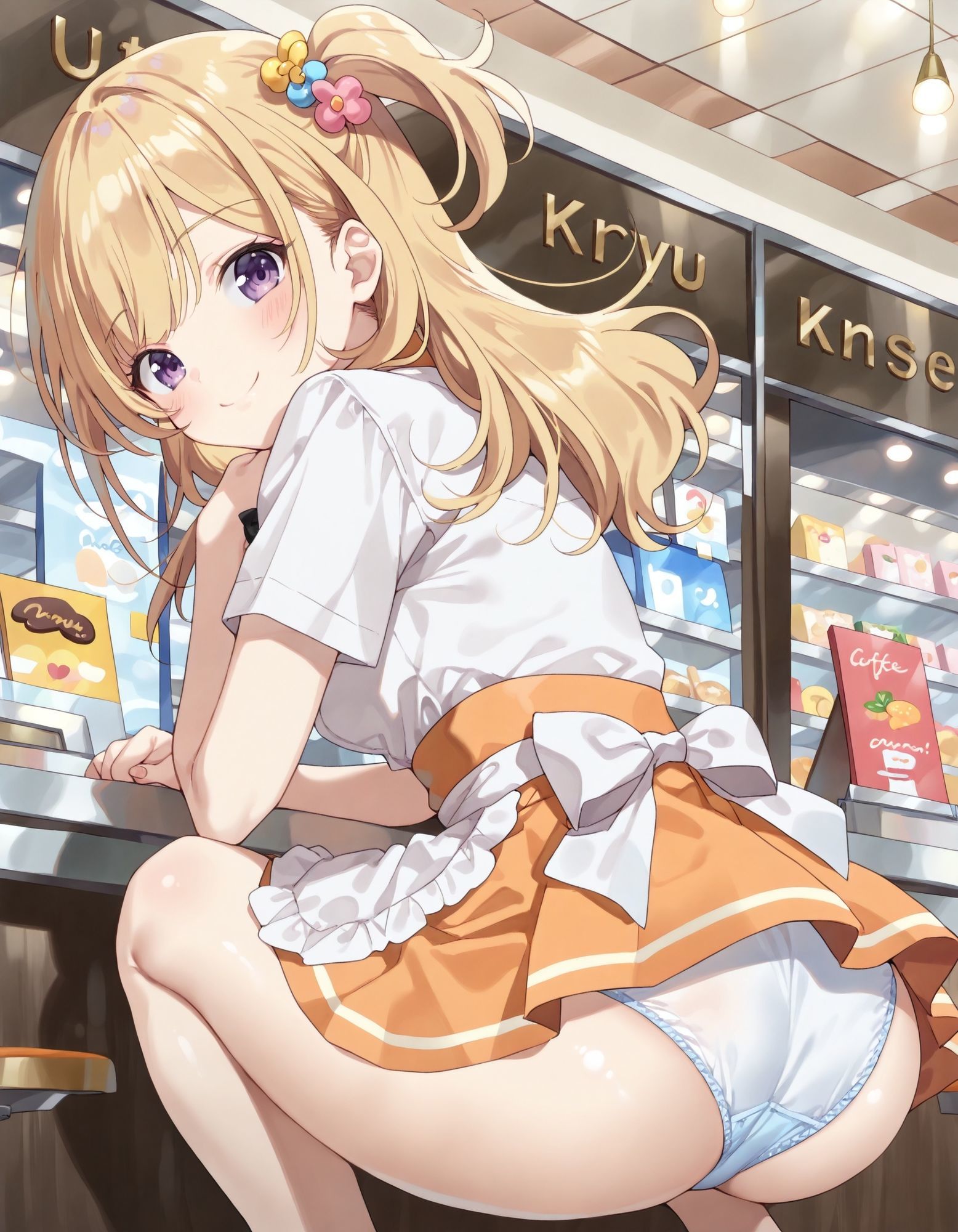 〇ななのパンチラ〜ウェイトレス編〜 画像3