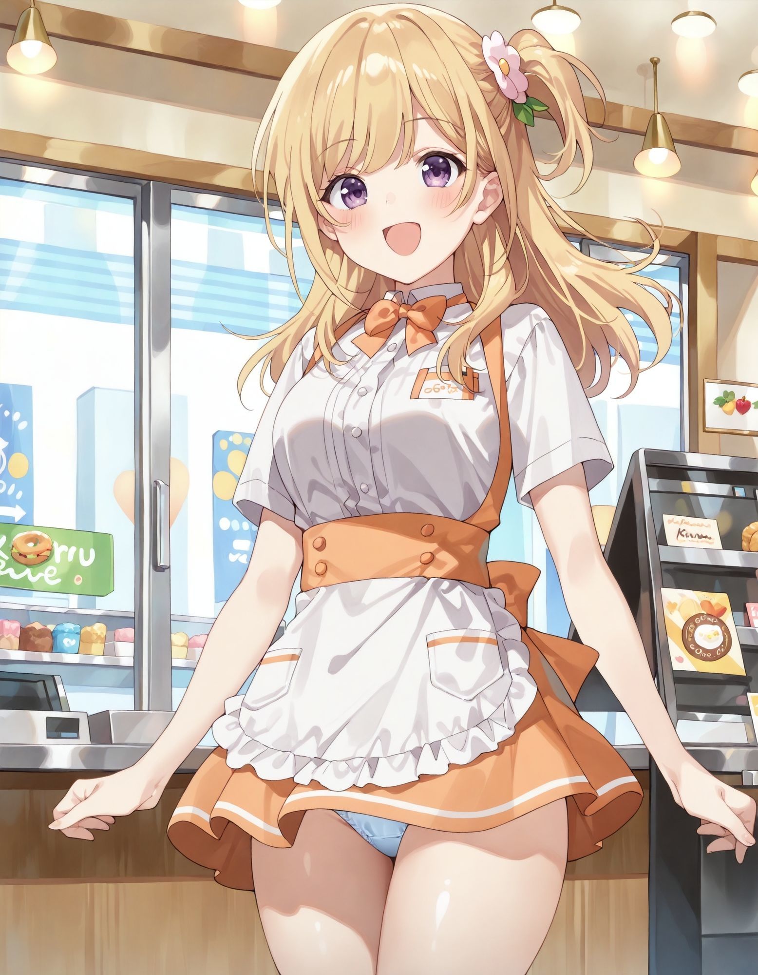 〇ななのパンチラ〜ウェイトレス編〜 画像4