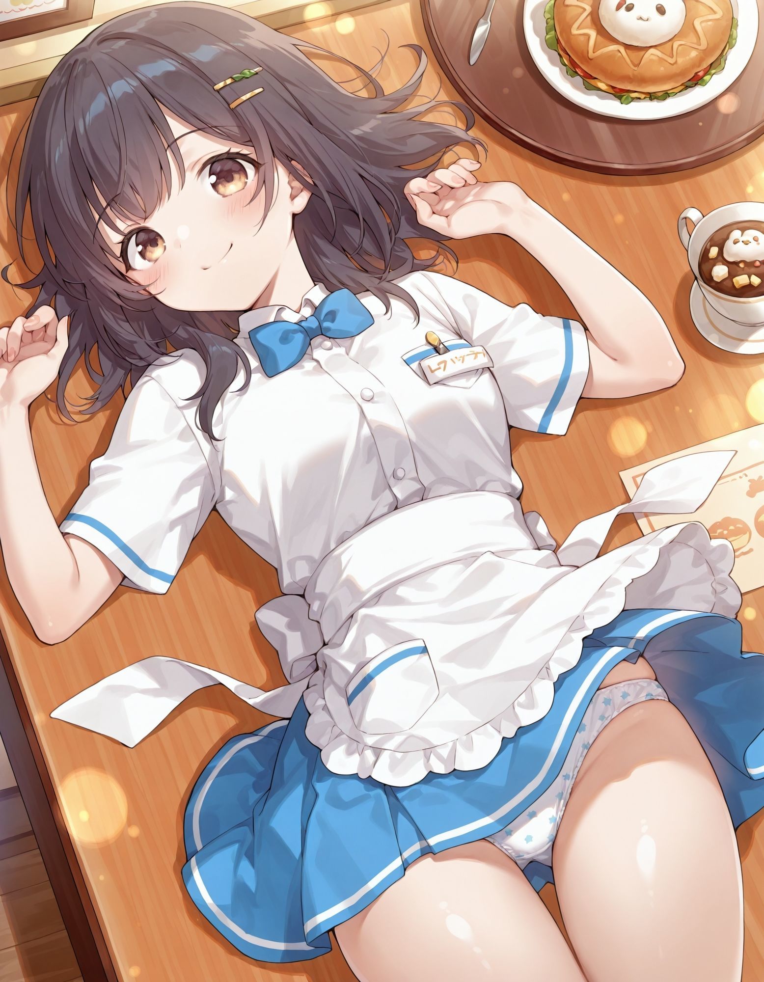 サンプル画像1:河〇まこのパンチラ〜ウェイトレス編〜(D.P.H.) [d_619745]